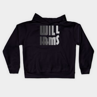 Williams, name, typography Kids Hoodie